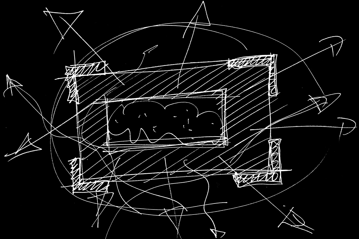 эскиз проекта от Доминика Перро