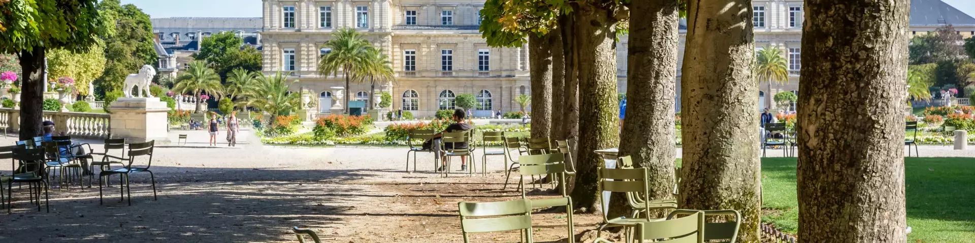 Панорама Люксембургский сад на Сенат