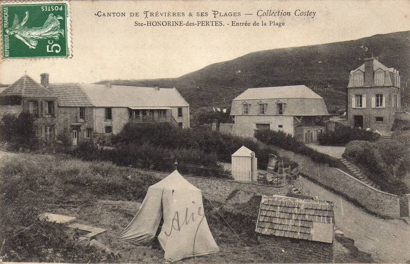 Пляж Sainte-Honorine-des-Pertes 1920е