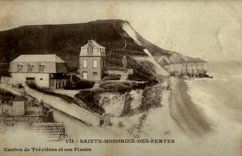 Пляж Sainte-Honorine-des-Pertes фото пошлого века