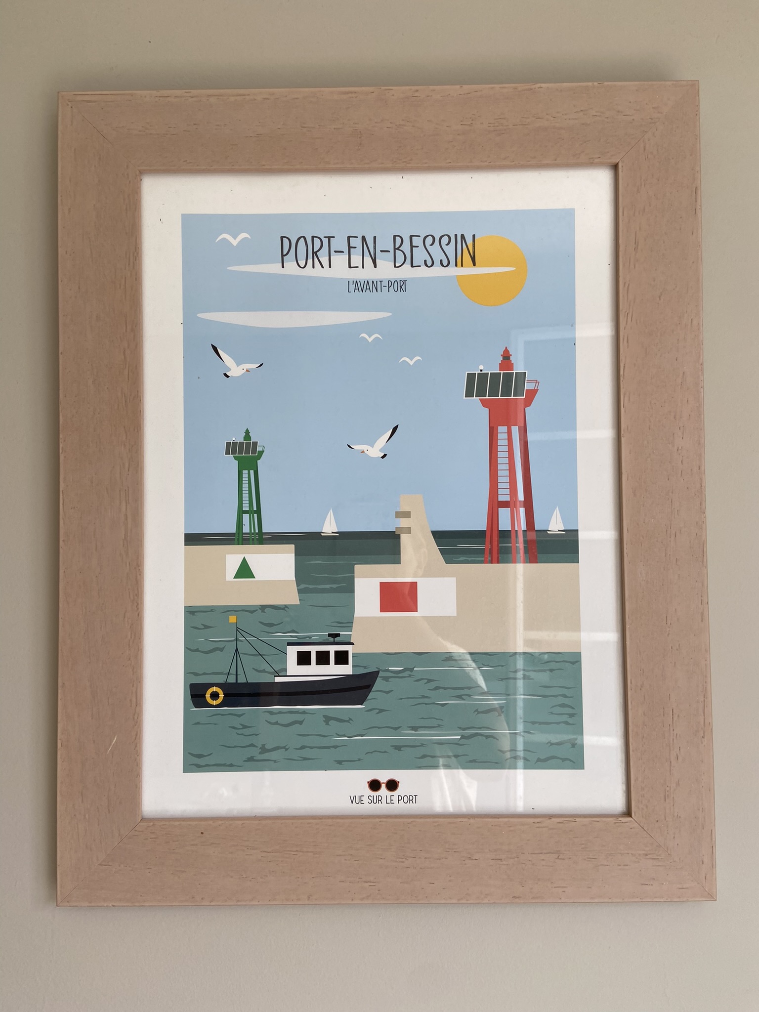 Плакат Port-en-Bessin-Huppain