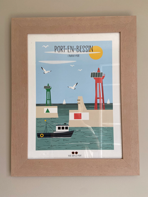 Плакат Port-en-Bessin-Huppain
