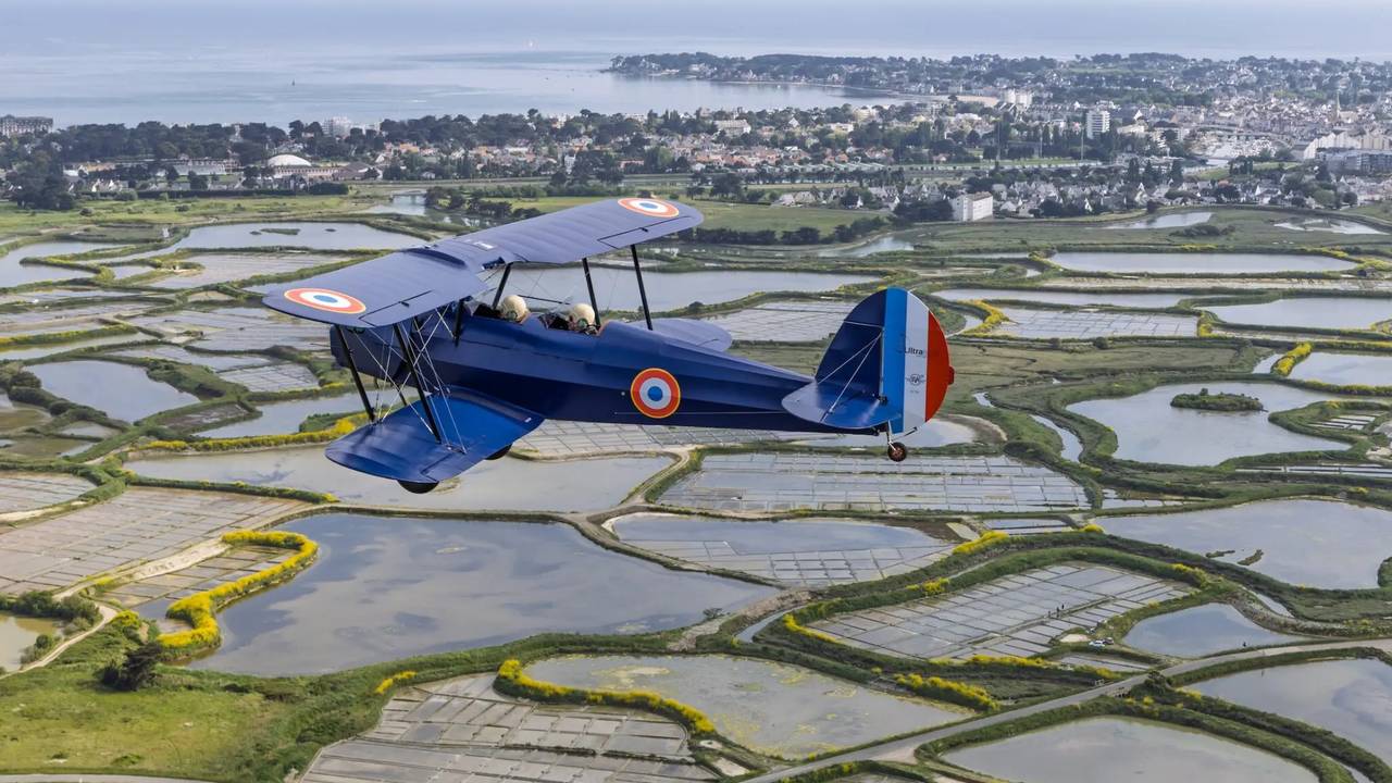 Полет над соляными маршами Геранда