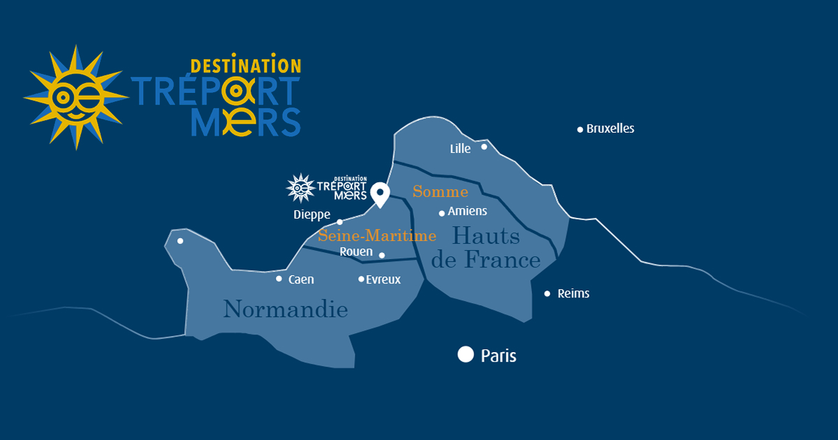 карта - Destination Le Tréport — Mers