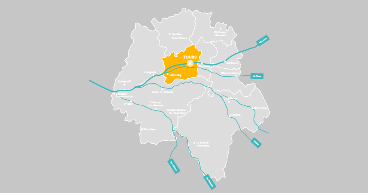 Карта Турении