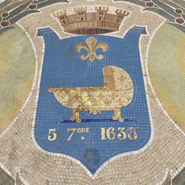 Герб с люлькой Saint-Germain-en-Laye