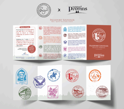 Паспорт Провена с 9 штампами