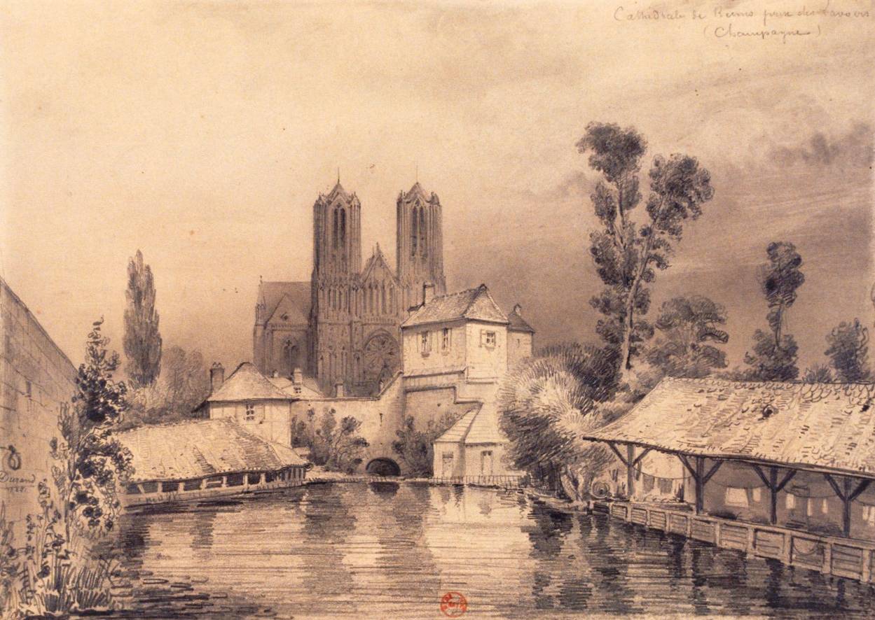 Вид на Реймсский Собор