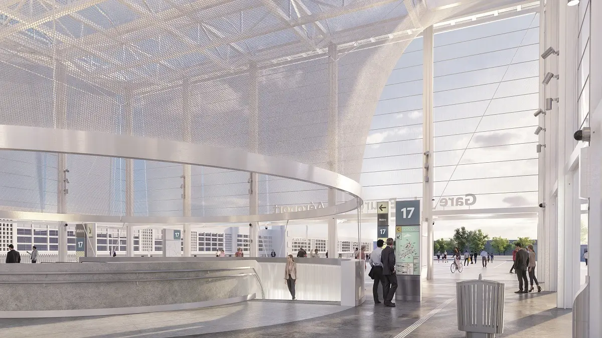 Станция 17 линии метро Grand Paris Express