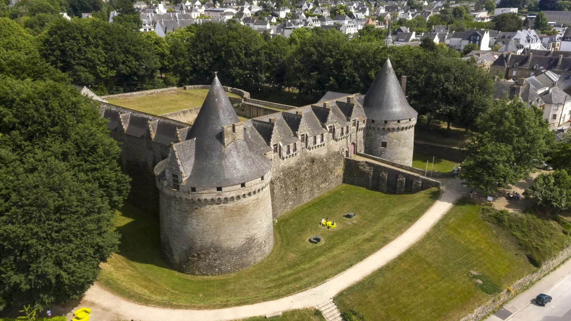 Château des Rohan в Pontivy