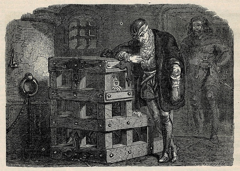 Людовик XI и заключённый в клетке