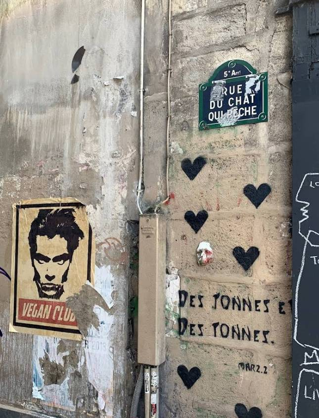 Стены Rue du Chat-qui-Pêche