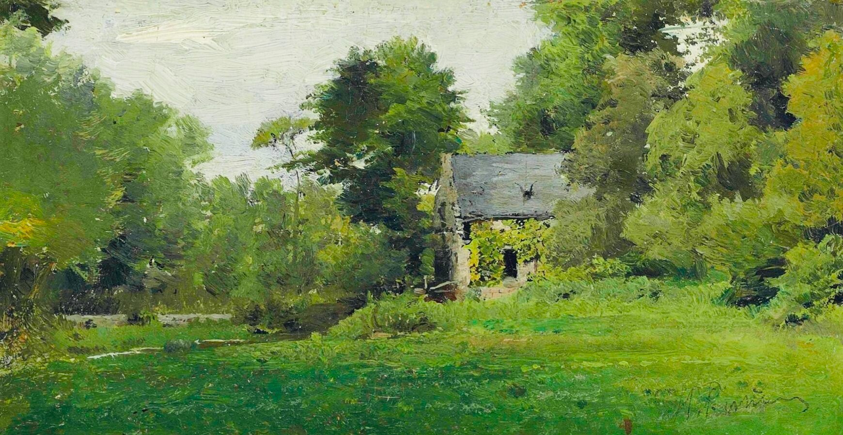 Илья Репин. Вёль-ле-Роз. Мельница Крессоньер. 1874 год.