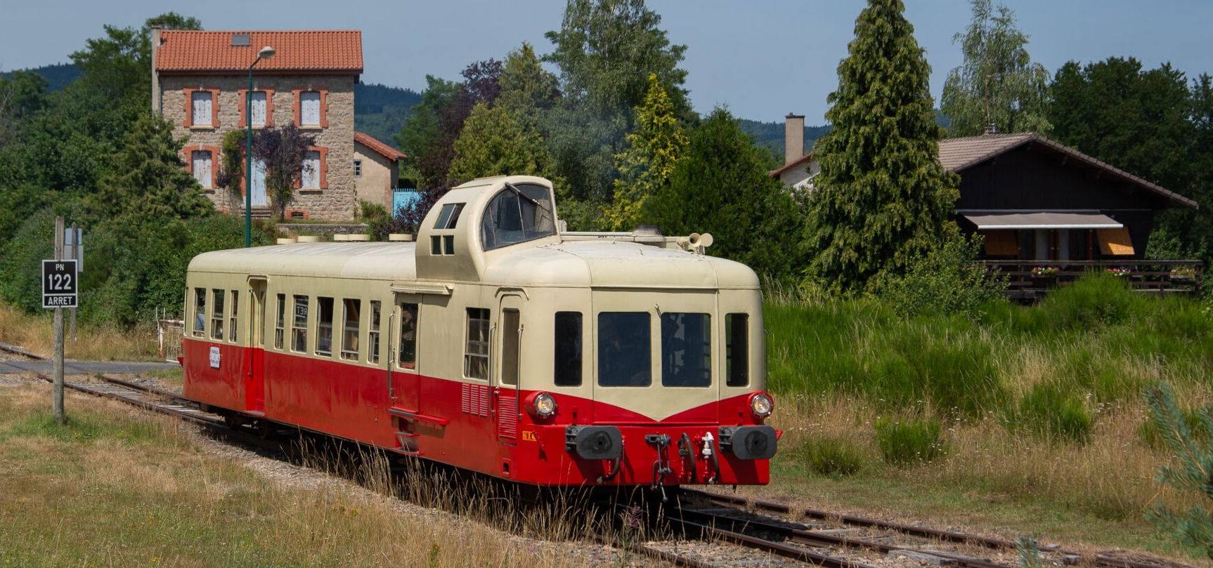 Autorail SNCF в Верхней Луаре