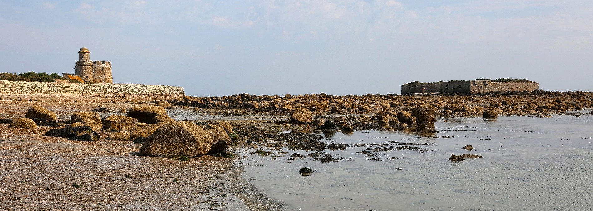 вид на укрепления Острова Татиу (Île Tatihou)