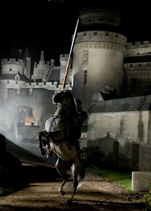Сцена из сериала "Merlin" в château de Pierrefonds