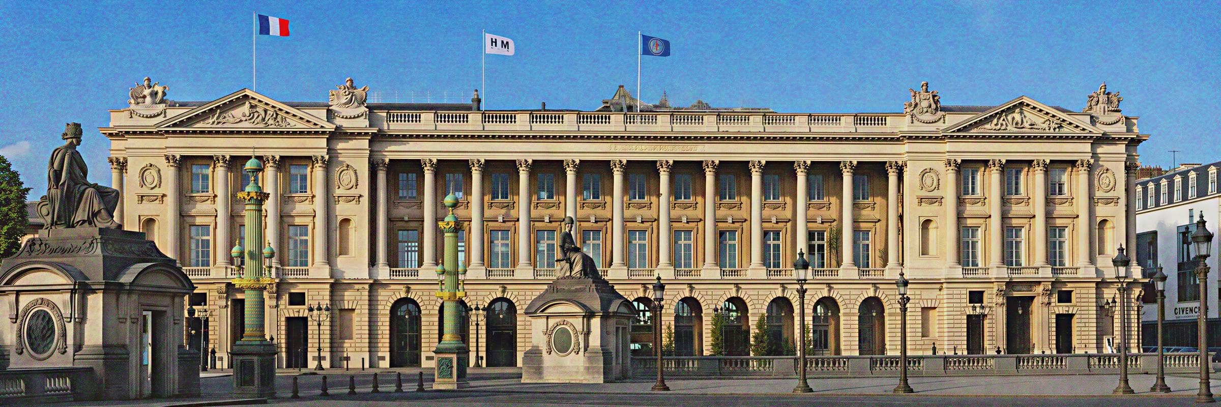 Вид на Hôtel de Crillon
