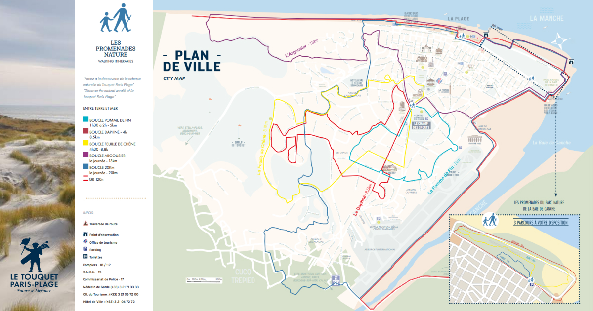 Карта маршрутов по Ле-Туке